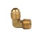 Thrifco Plumbing No. 49 3/8 Inch x 3/8 Inch Brass Flare MIP 90 Elbow 4401153 - alternate 1